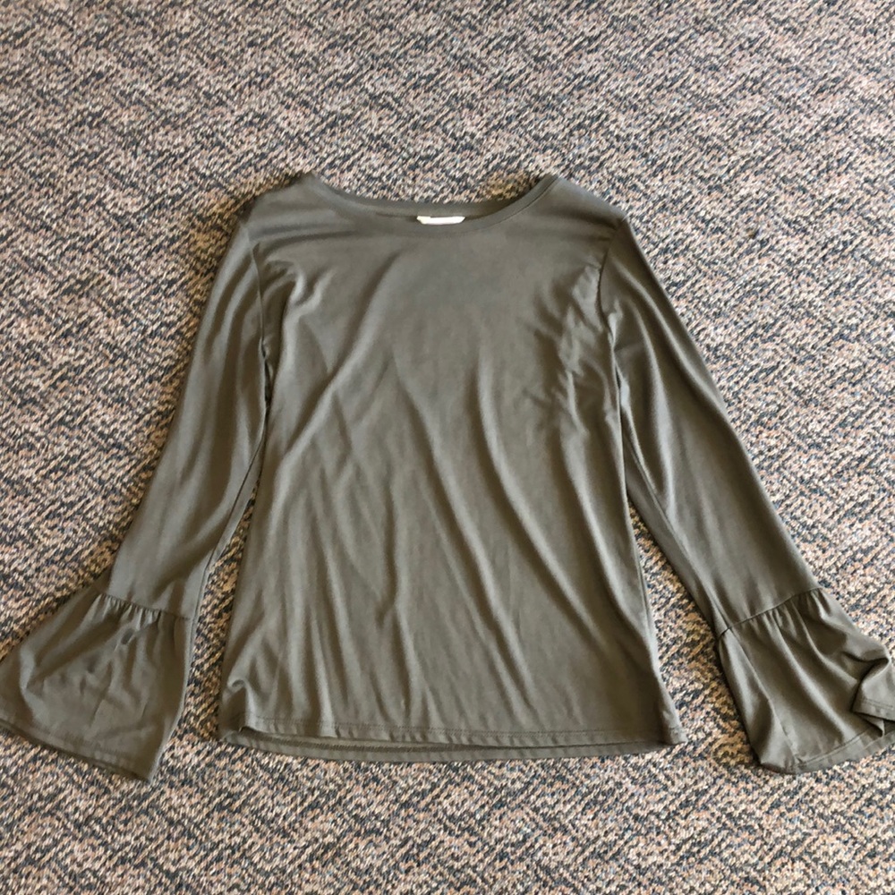 Olive colored long sleeve